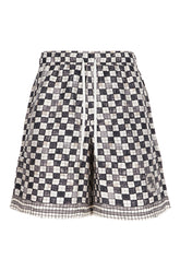 Printed silk bermuda shorts -  | Wise