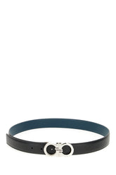 Cintura reversibile in pelle nera -  | Wise