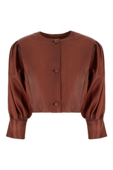 Giubbino in nappa rosso tiziano -  | Wise