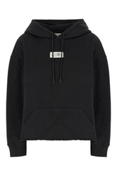 Felpa in cotone nero -  | Wise