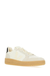 Two-tone leather and suede V-82 sneakers -  | Wise