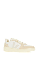 Two-tone leather and suede V-82 sneakers -  | Wise
