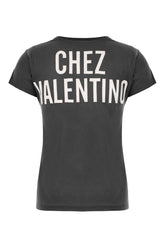 T-shirt in cotone grafite -  | Wise