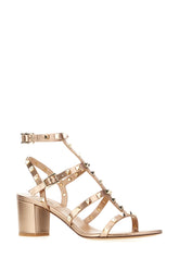 Sandali in pelle oro rosa -  | Wise