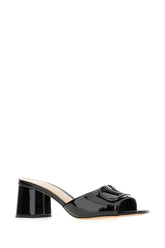 Mules Slide in pelle nera -  | Wise