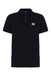 Midnight blue piquet polo shirt -  | Wise
