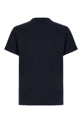 T-shirt in cotone blu notte -  | Wise