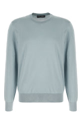 Maglione in seta azzurro pastello -  | Wise