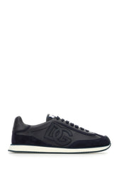 Sneakers Cushion blu navy in pelle e pelle scamosciata -  | Wise