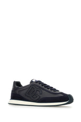 Sneakers Cushion blu navy in pelle e pelle scamosciata -  | Wise