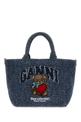 Borsa shopping piccola in denim -  | Wise