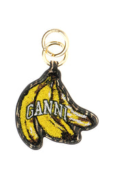 Portachiavi in pelle e tessuto multicolor -  | Wise