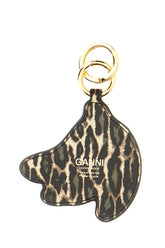 Portachiavi in pelle e tessuto multicolor -  | Wise