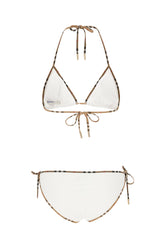 Bikini in nylon stretch bianco -  | Wise