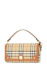 Printed canvas and leather Note handbag -  | Wise