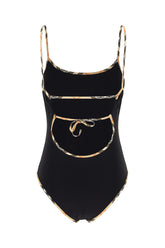 Costume intero in nylon stretch nero -  | Wise