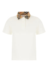 Ivory piquet polo shirt -  | Wise