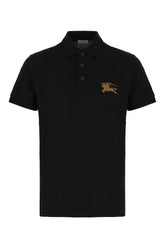 Polo in piquet nero -  | Wise