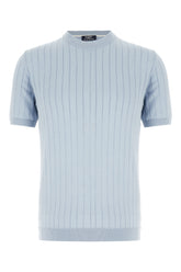 Powder blue cotton sweater -  | Wise