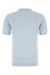 Powder blue cotton sweater -  | Wise