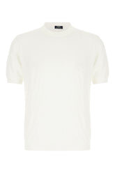 Ivory cotton polo shirt -  | Wise