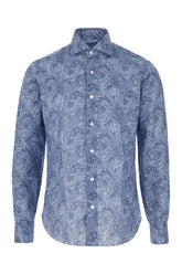 Camicia in misto lino stampato -  | Wise
