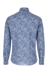 Camicia in misto lino stampato -  | Wise