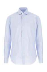 Camicia in cotone azzurro -  | Wise