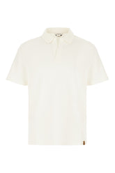 Polo in misto cotone avorio -  | Wise