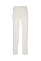 Pantalone in misto cotone stretch bianco -  | Wise