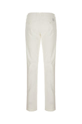Pantalone in misto cotone stretch bianco -  | Wise