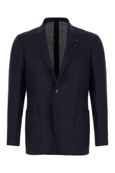 Giacca in lana blu navy -  | Wise