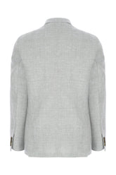 Giacca in misto lana ricamata -  | Wise