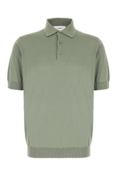 Polo in cotone verde salvia -  | Wise