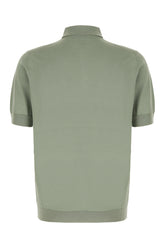 Polo in cotone verde salvia -  | Wise