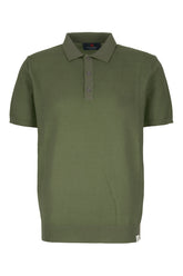 Polo in cotone verde militare -  | Wise