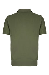 Polo in cotone verde militare -  | Wise