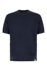 Midnight blue cotton sweater -  | Wise