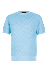 Maglione in cotone azzurro -  | Wise