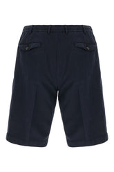Bermuda in misto lyocell blu navy -  | Wise