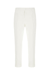 Pantalone in misto lyocell bianco -  | Wise