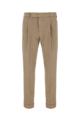 Pantalone in misto lyocell cammello -  | Wise