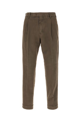 Pantalone in misto lyocell cioccolato -  | Wise