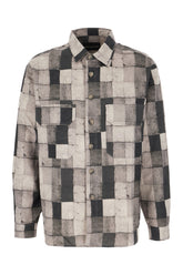 Camicia in misto lino stampato -  | Wise
