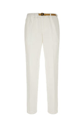 Pantalone in misto lyocell bianco -  | Wise