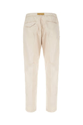 Pantalone in misto lyocell avorio -  | Wise