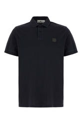 Polo in piquet blu notte -  | Wise