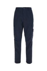 Pantalone in cotone stretch blu navy -  | Wise