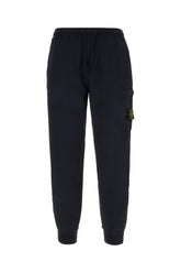 Pantalone jogging in cotone blu notte -  | Wise