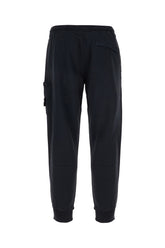 Pantalone jogging in cotone blu notte -  | Wise
